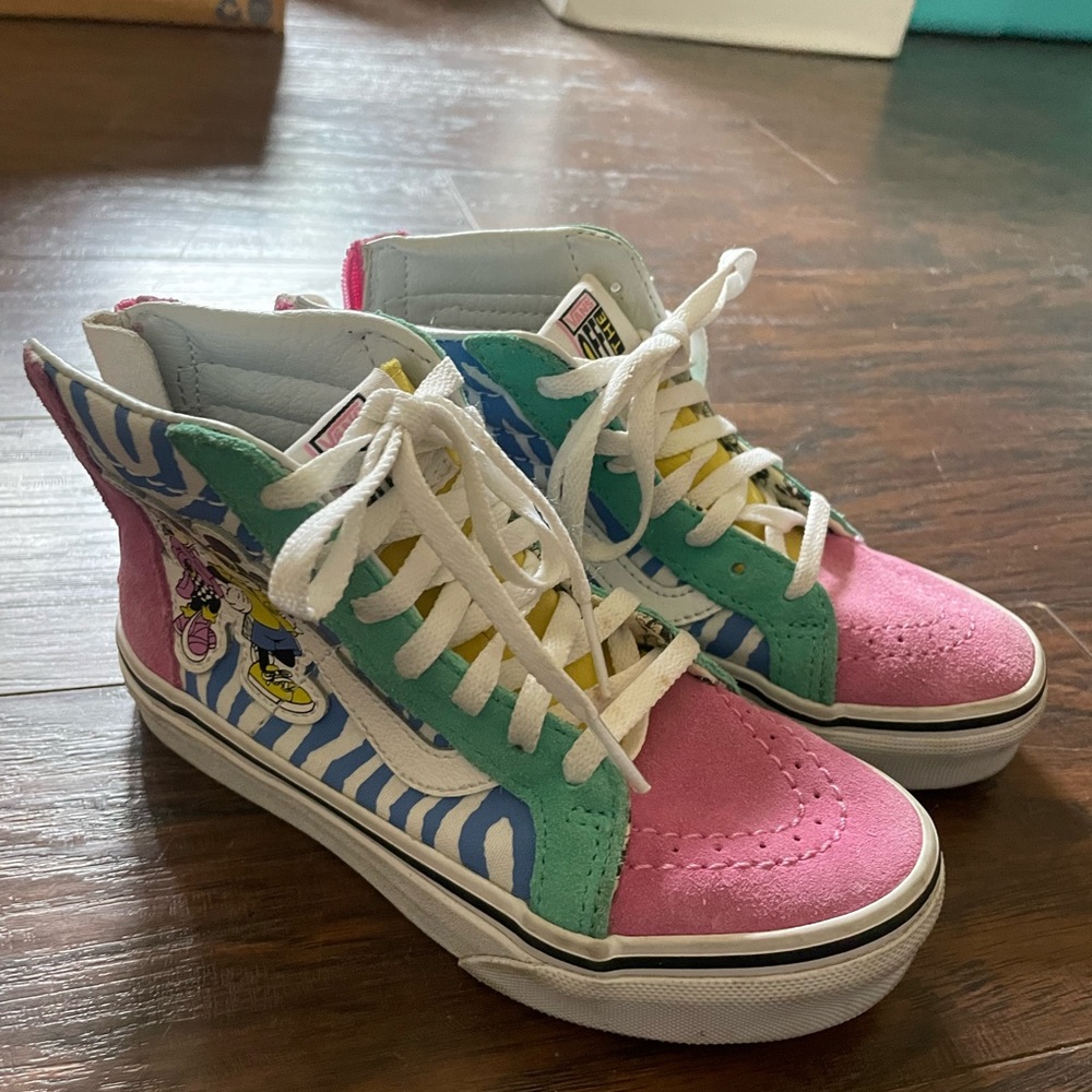Vans - Mickey Mouse size girls 12 never worn